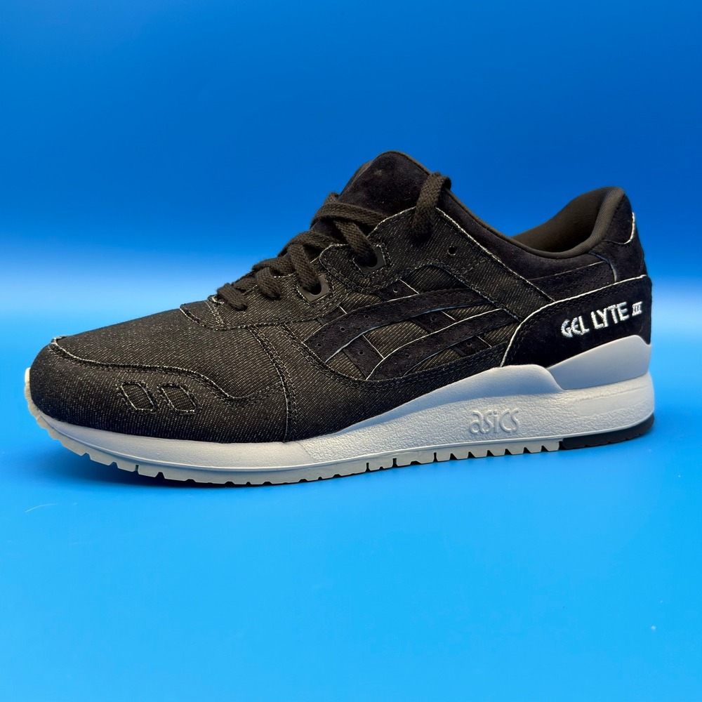 Asics Gel-Lyte III Made in Japan Black Denim Mid Grey H7ZNQ-9690 Size 10 11.5W